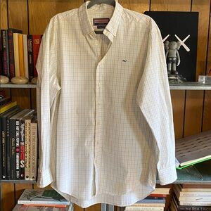 Vineyard Vines Shep & Ian Button Down Shirt, Medium, EUC